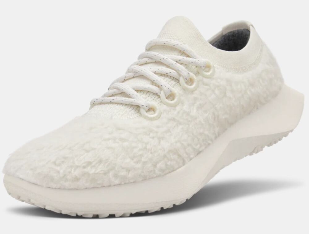 AllBirds Women's Wool Dasher 2 Fluffs Sneaker Size 7 EU 37 Natural White NIB